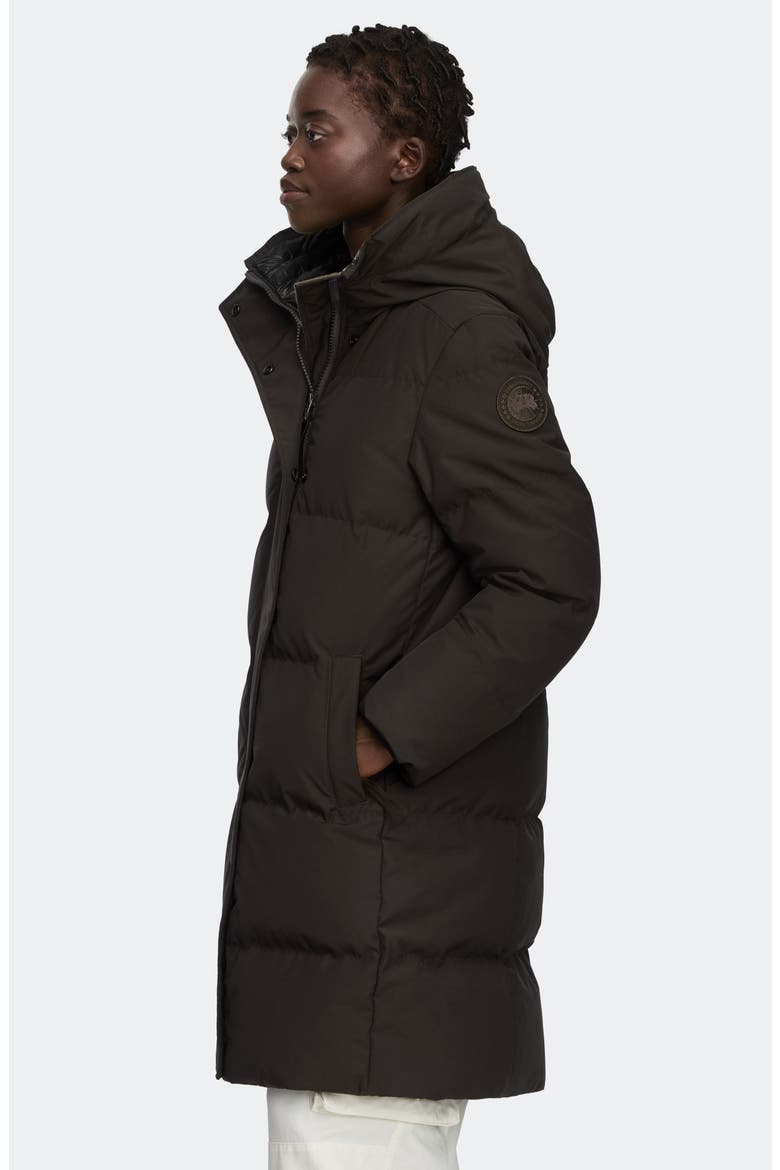 Louise Hooded Parka, Alternate, color, ARABICA-ARABICA