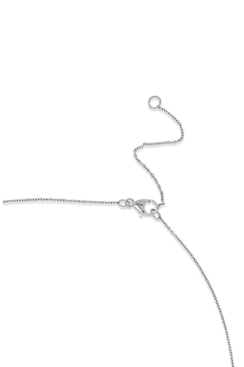 Diamond Cross Pendant Necklace, Alternate, color, WHITE GOLD