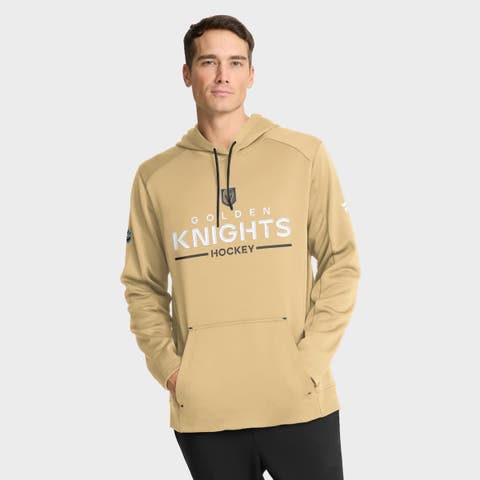 Men's Fanatics Gold Vegas Golden Knights Authentic Pro Rink Hoodie