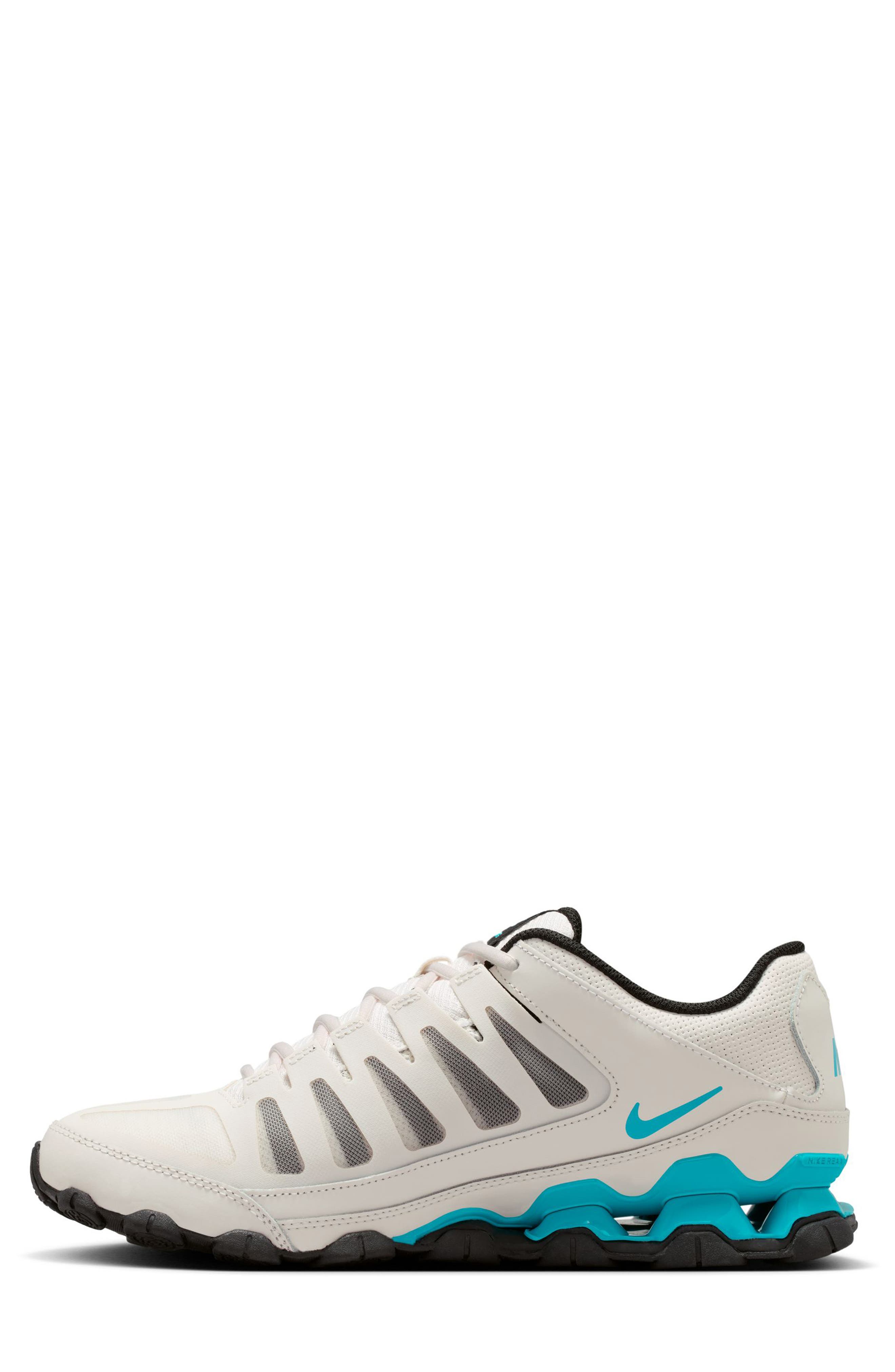Reax 8 Training Mesh Sneaker, Alternate, color, PHANTOM/ DARK TURQUOISE