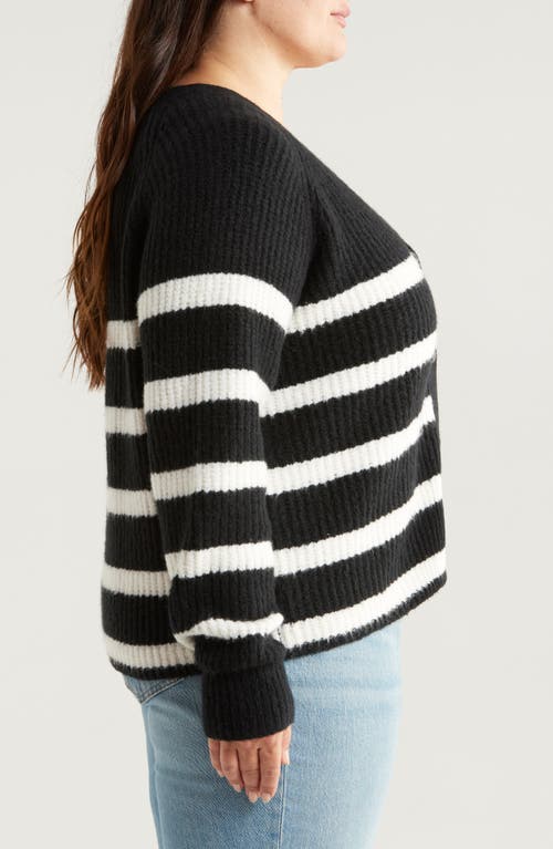 CASLON CASLON® WEEKEND STRIPE CARDIGAN