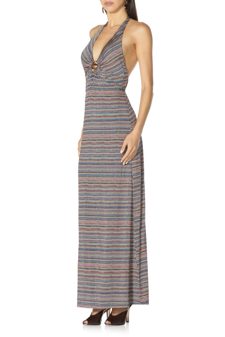 Huston Maxi Dress, Alternate, color, CHEVRON STRIPE