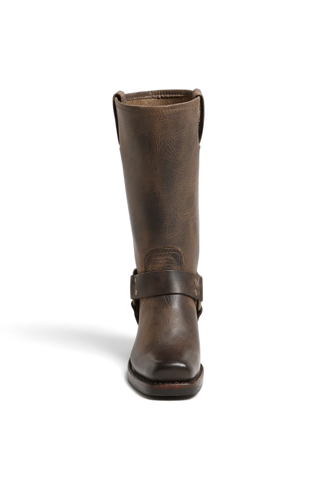 Frye 'Harness 12R' Leather Boot, Alternate, color, Smoke