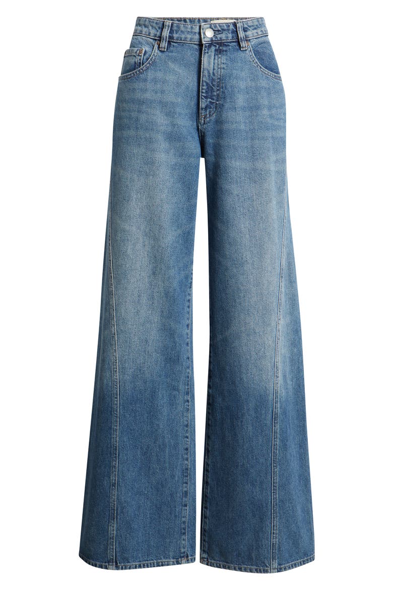 Alex Low Rise Baggy Wide Leg Jeans, Main, color, AUTHENTIC