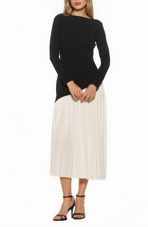 Elaris Asymmetric Maxi Dress