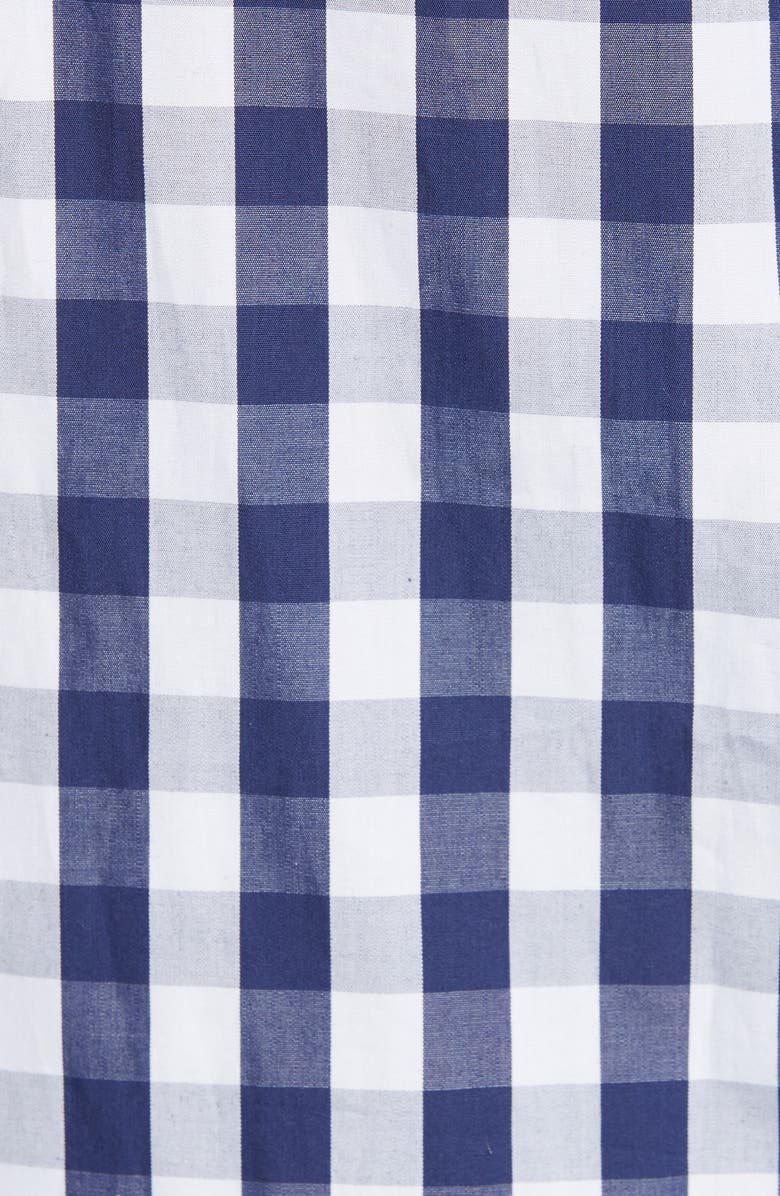 Milly Cindy One Shoulder Gingham Top, Alternate, color,