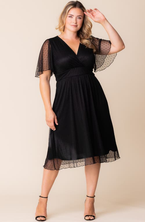 Kiyonna Margot Mesh Cocktail Dress