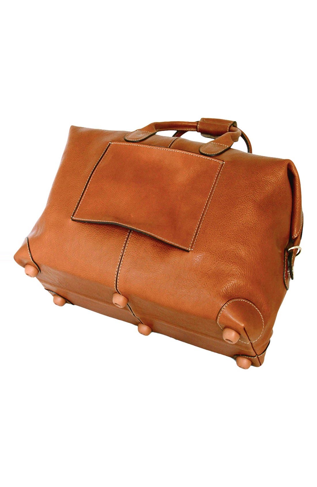 'Pelle' Duffel Bag, Alternate, color, LEATHER