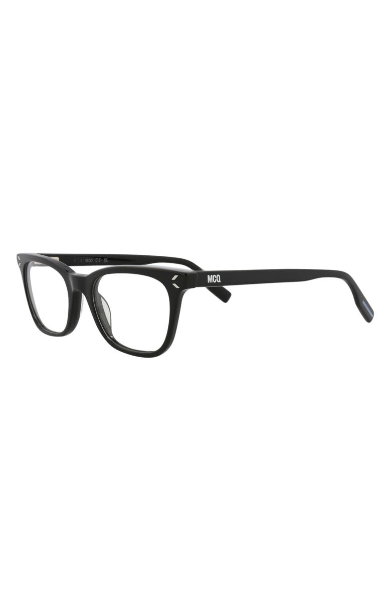 McQueen 50mm Cat Eye Optical Frames, Alternate, color,