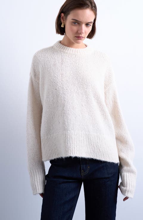 Fluffy Crewneck Sweater