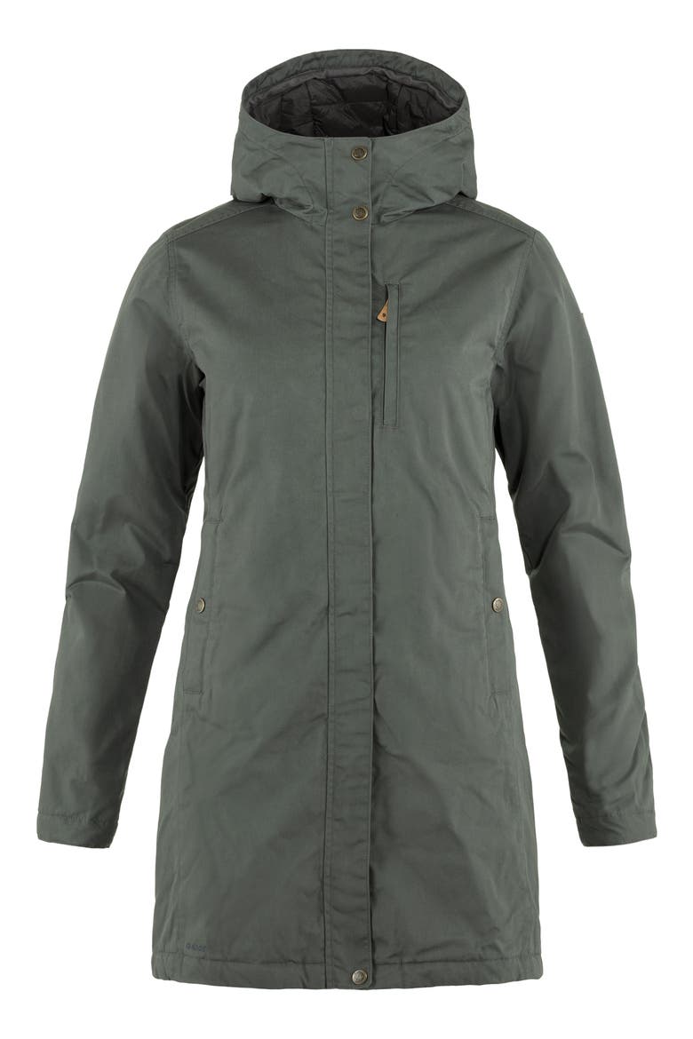 Kiruna Water Resistant Parka, Main, color, BASALT