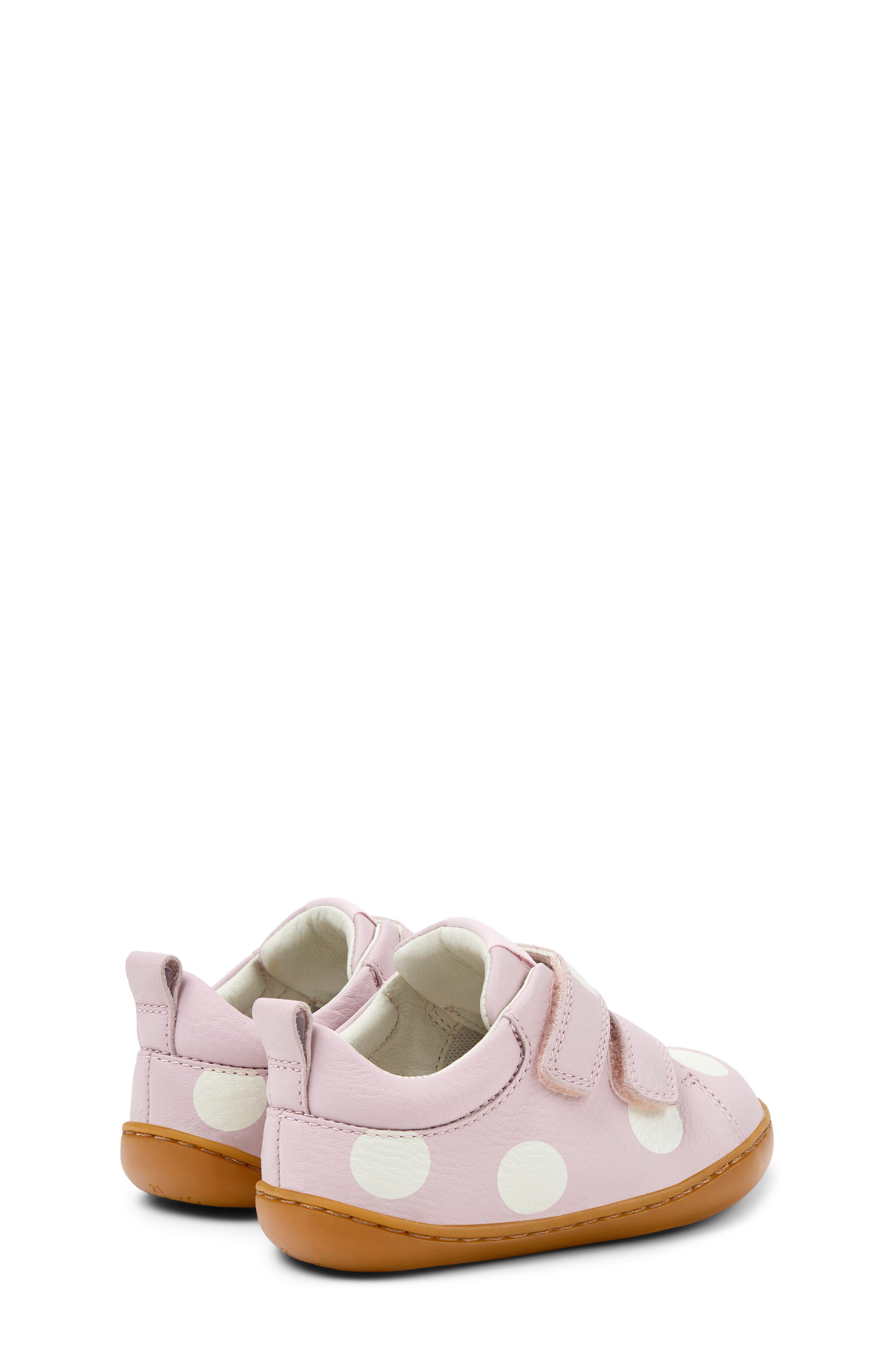 Camper Moomin Peu Cami Twins First Walker Strap Shoe, Alternate, color, Multi - Pink