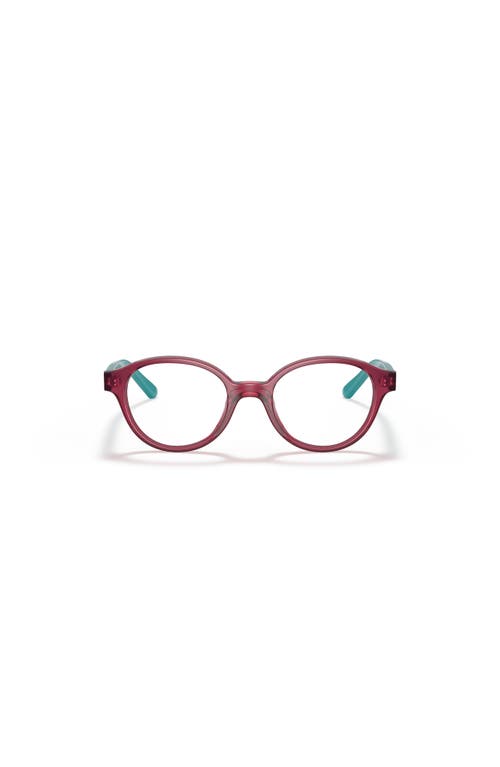 Vogue Eyewear 43mm Oval Optical Glasses In Burgundy
