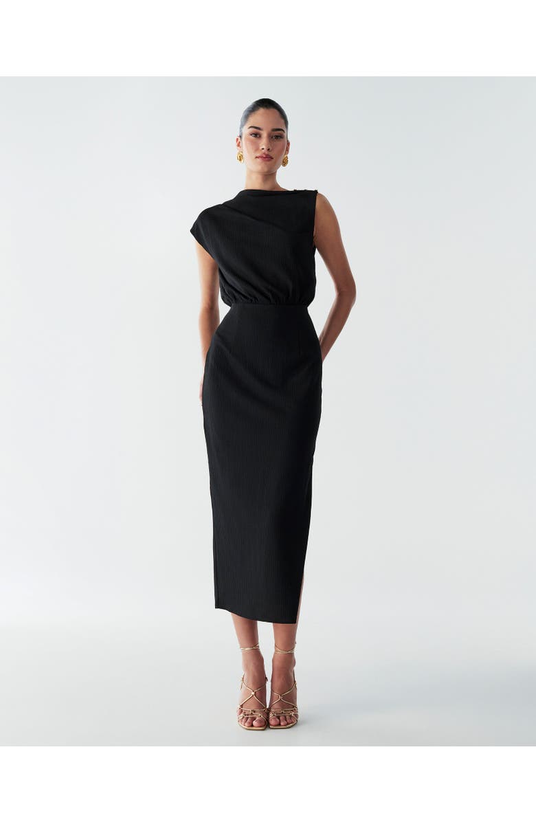 BWLDR Alias Midi Dress, Alternate, color, Black