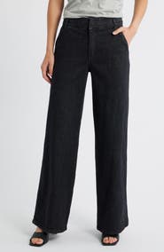 Wit & Wisdom Skyrise Double Waistband Wide Leg Jeans