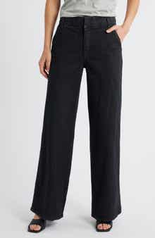 Wit & Wisdom Skyrise Double Waistband Wide Leg Jeans