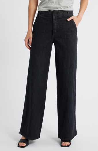 Wit & Wisdom Skyrise Double Waistband Wide Leg Jeans
