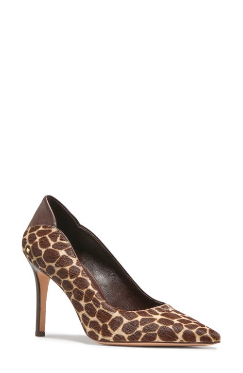 Kate Spade New York Daphne Genuine Calf Hair Pointed Toe Pump In Brown