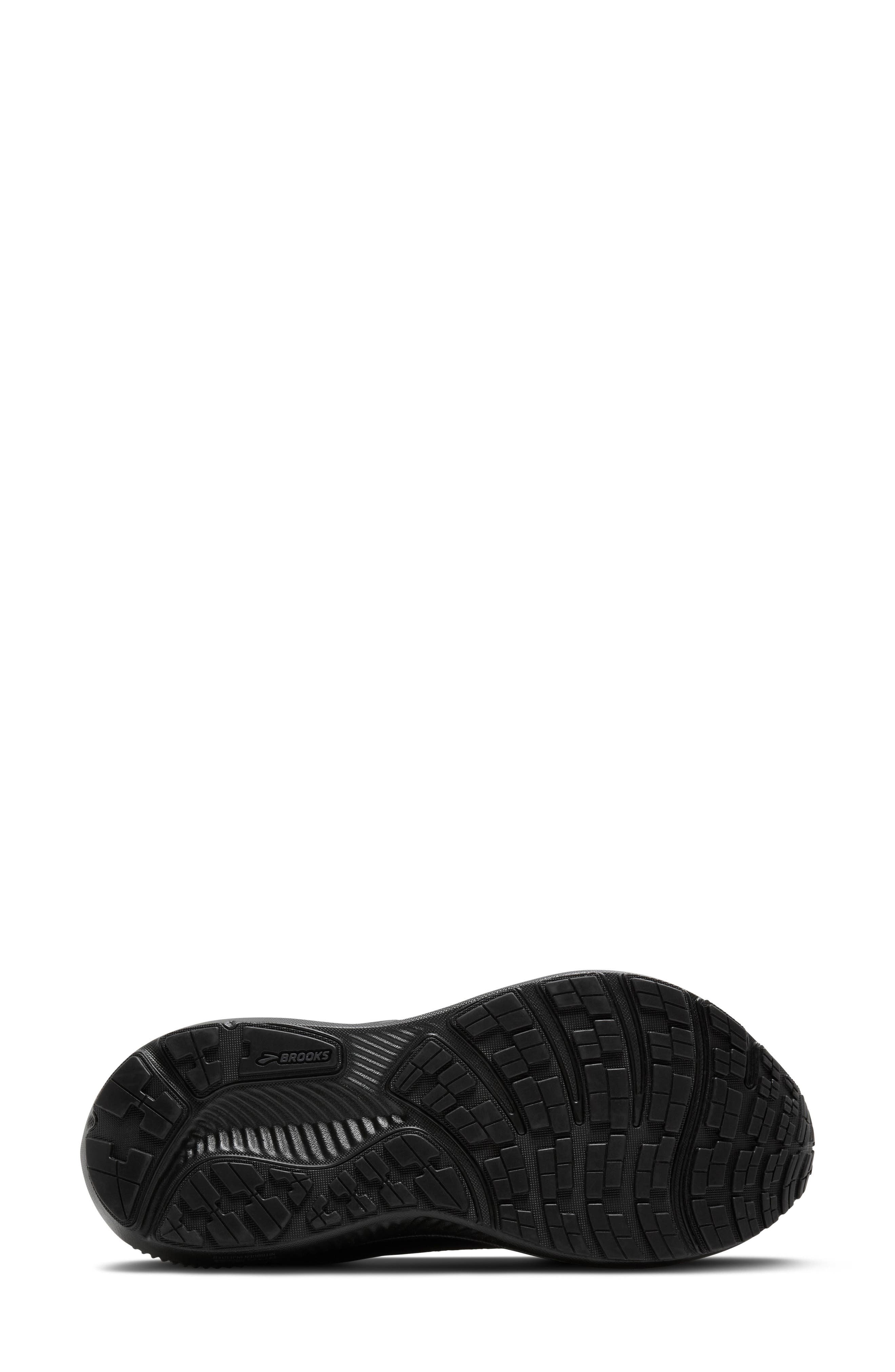 Brooks Ghost 17 GTX Gore-Tex<sup
®</sup
 Waterproof Running Shoe, Alternate, color, Black/ Black/ Ebony