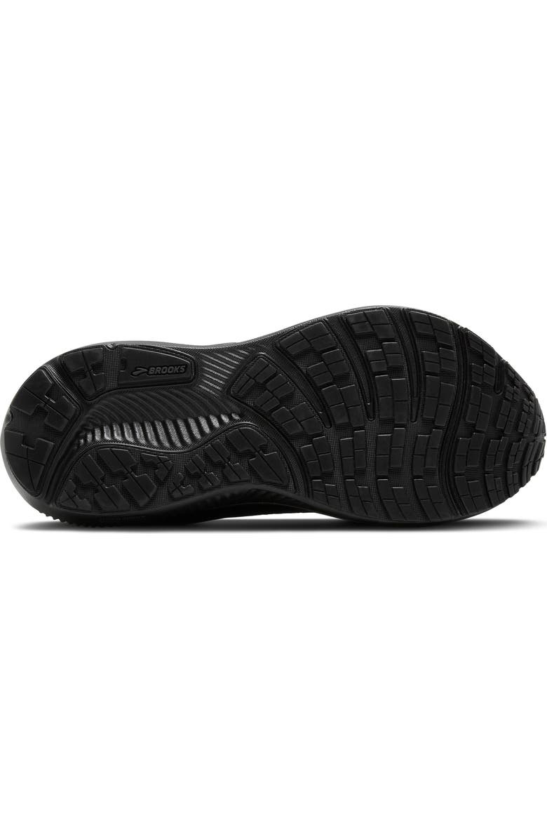 Brooks Ghost 17 GTX Gore-Tex<sup>®</sup> Waterproof Running Shoe, Alternate, color, Black/ Black/ Ebony