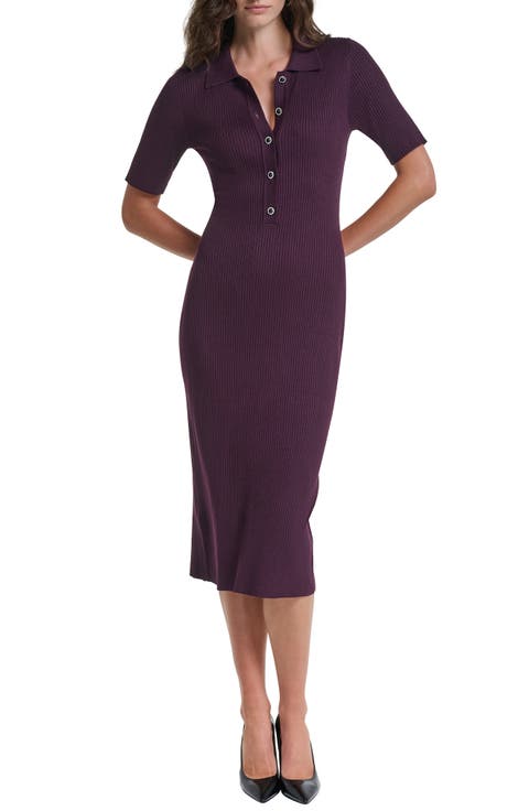 Rib Midi Sweater Dress