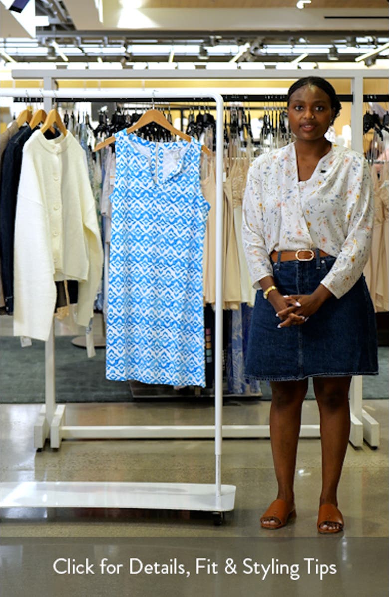 Darcy Coastal Tiles Shift Dress, sales video thumbnail