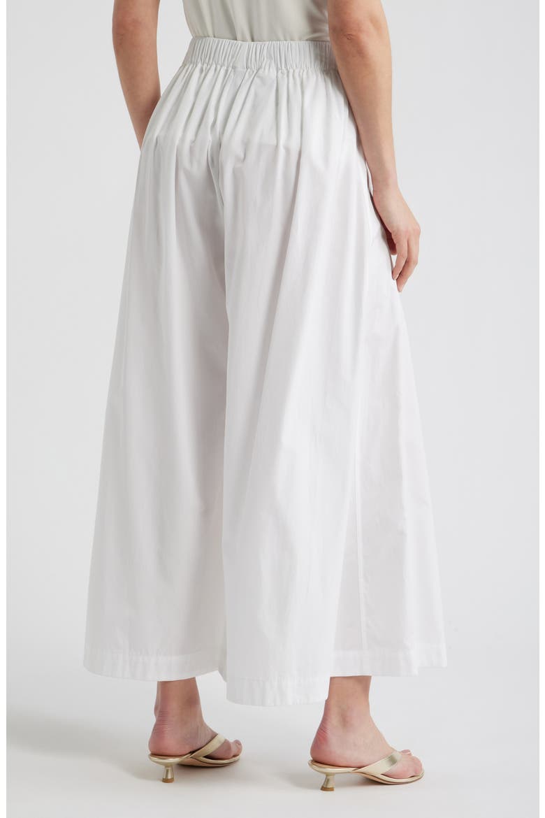 Talini Cotton Wide Leg Pants, Alternate, color, BRIGHT WHITE