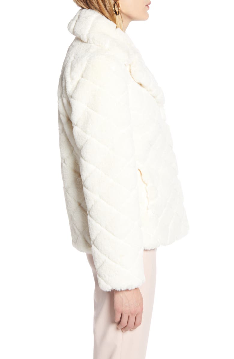Halogen<sup>®</sup> Textured Faux Fur Jacket, Alternate, color,