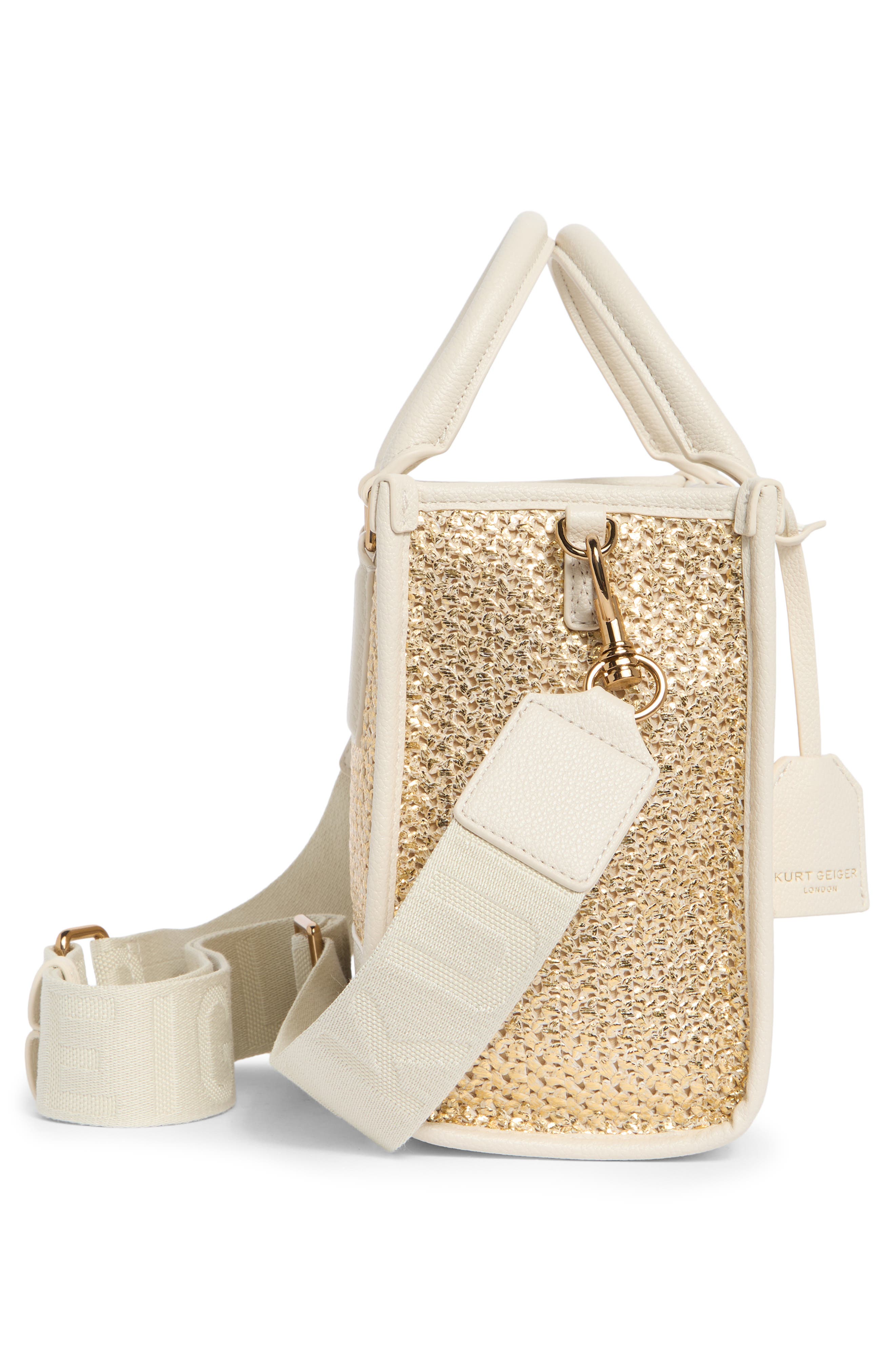 Kurt Geiger London Chiswick Small Tote Crossbody Bag, Alternate, color, Open Yellow