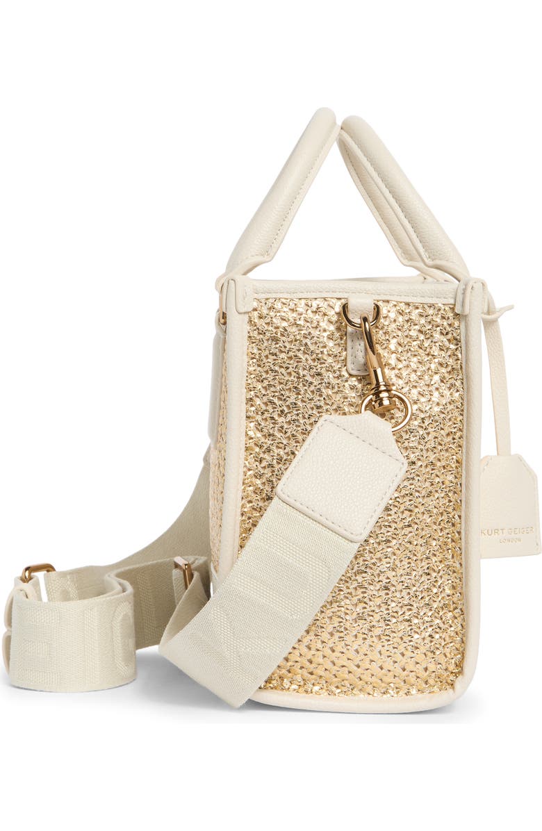 Kurt Geiger London Chiswick Small Tote Crossbody Bag, Alternate, color, Open Yellow