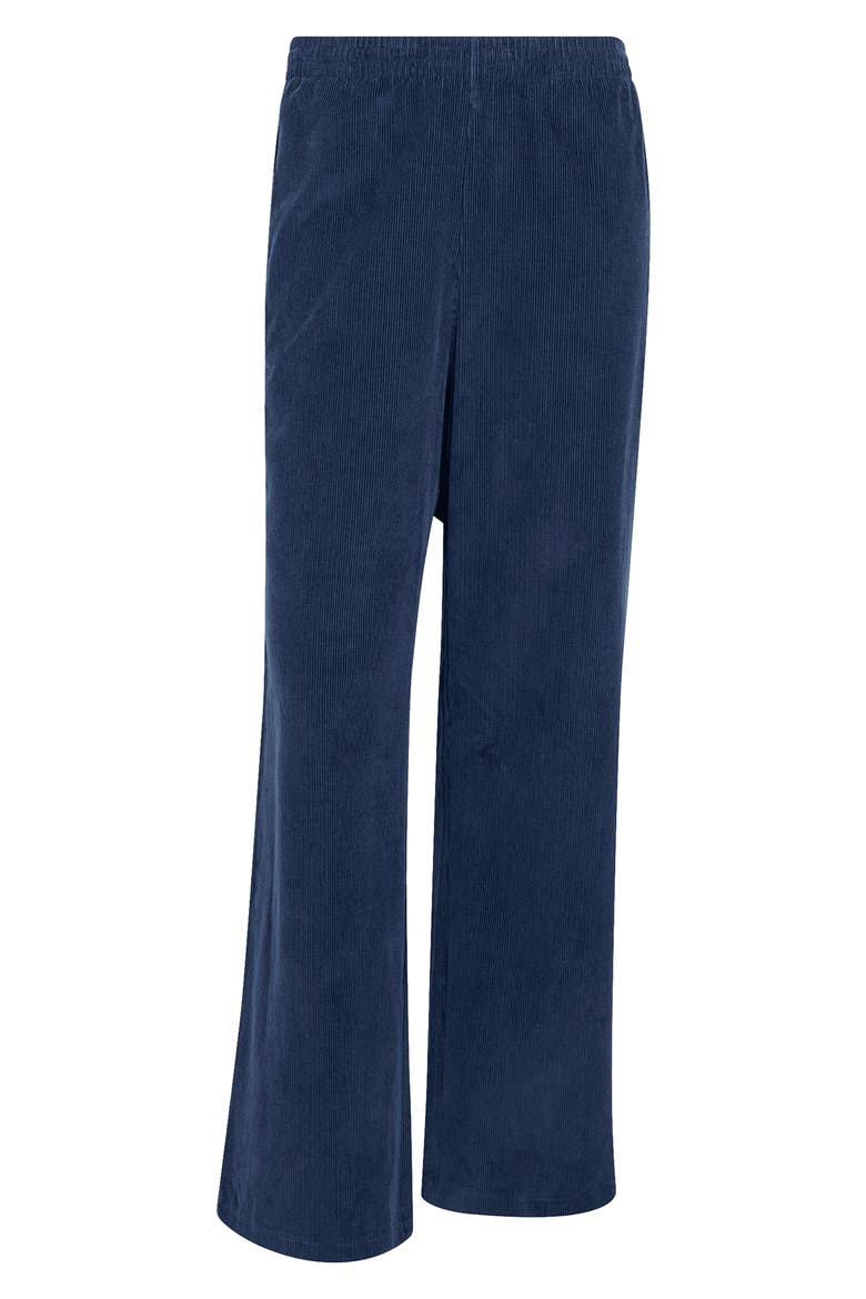 Relaxed Corduroy Wide Leg Pants, Alternate, color, NIGHT INDIGO/ /