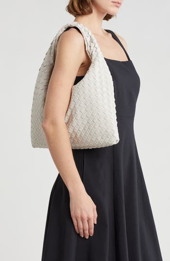 Woven Hobo Shoulder Bag