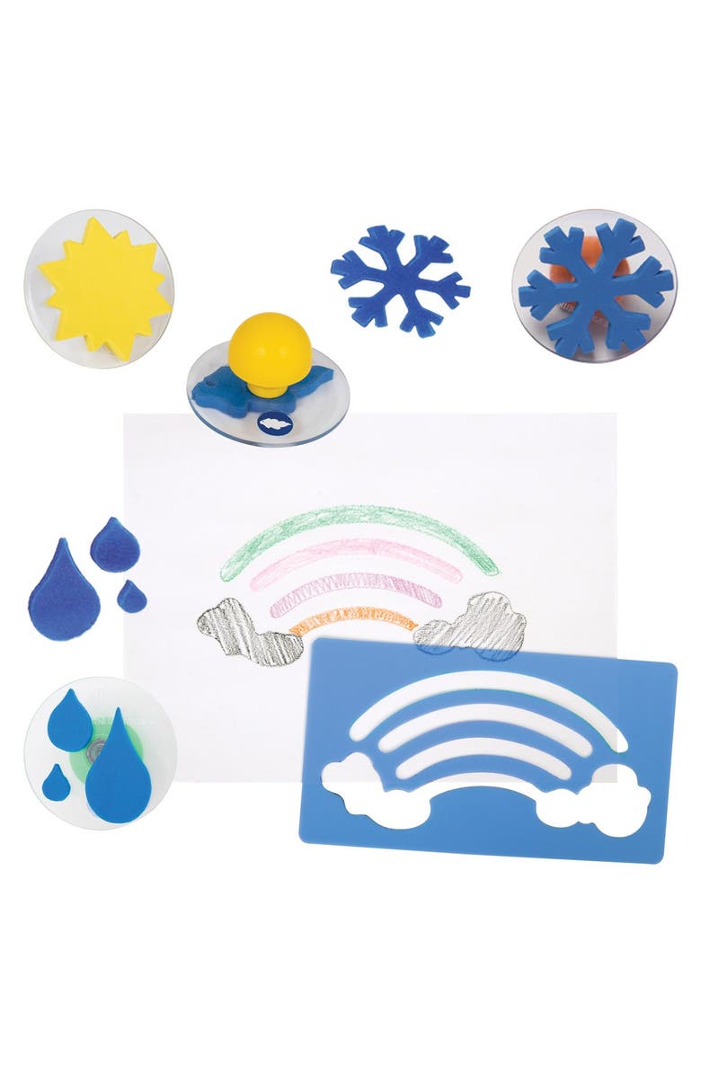 Kaplan Early Learning Company Weather Art Kit, Alternate, color, Blue