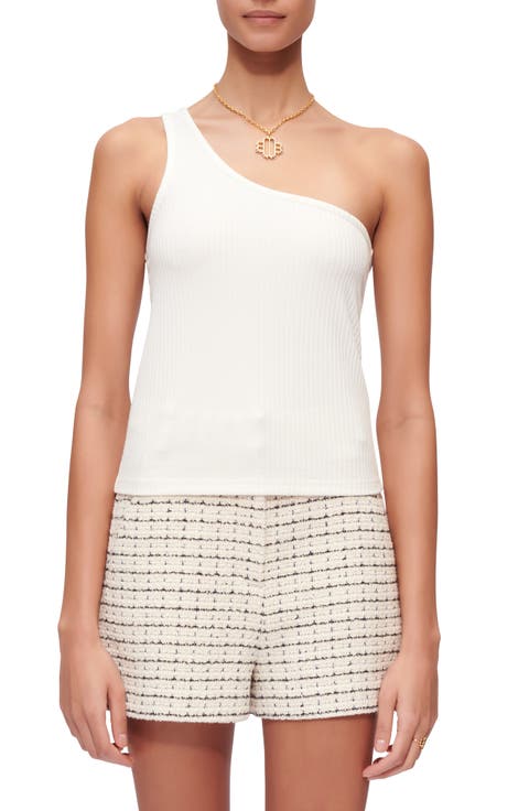 Rib One-Shoulder Tank