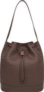 Vince Sarai Woven Leather Bucket Bag