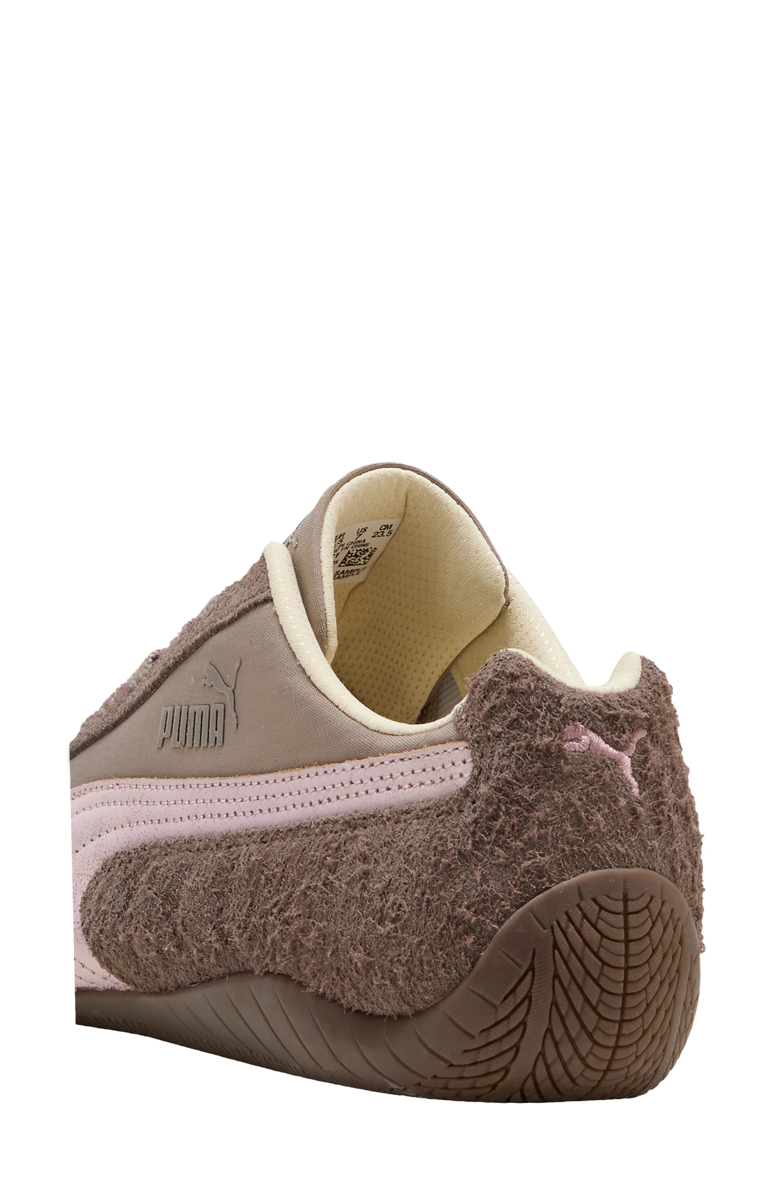 Speedcat Brushed Lux Sneaker, Alternate, color, MOUSE GRAY/ GUM