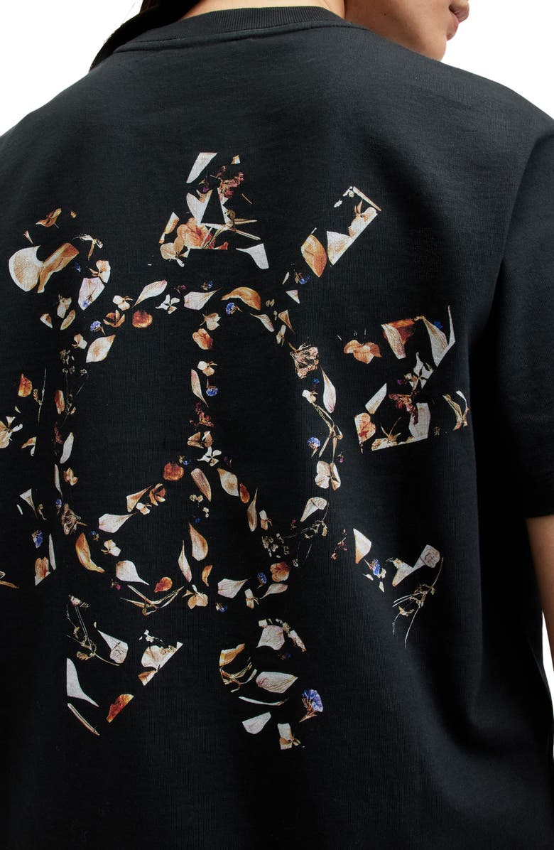 AllSaints Pierra Oversize Cotton Graphic T-Shirt, Alternate, color, 