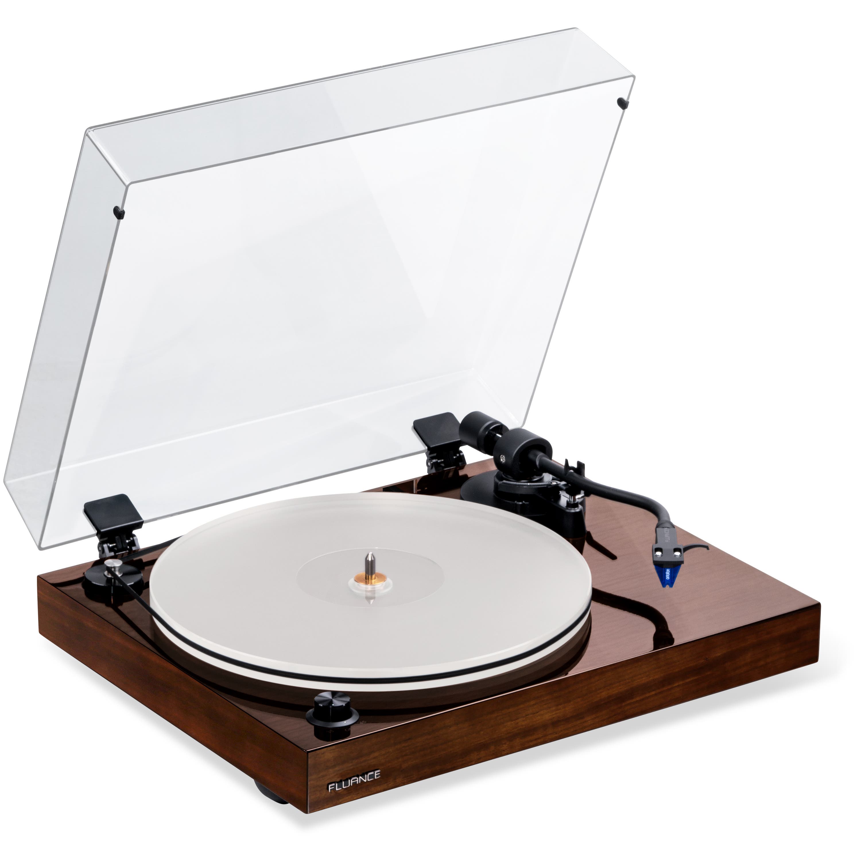 Fluance Reference High Fidelity Vinyl Turntable Record Player Ortofon Cartridge - Walnut, One Size