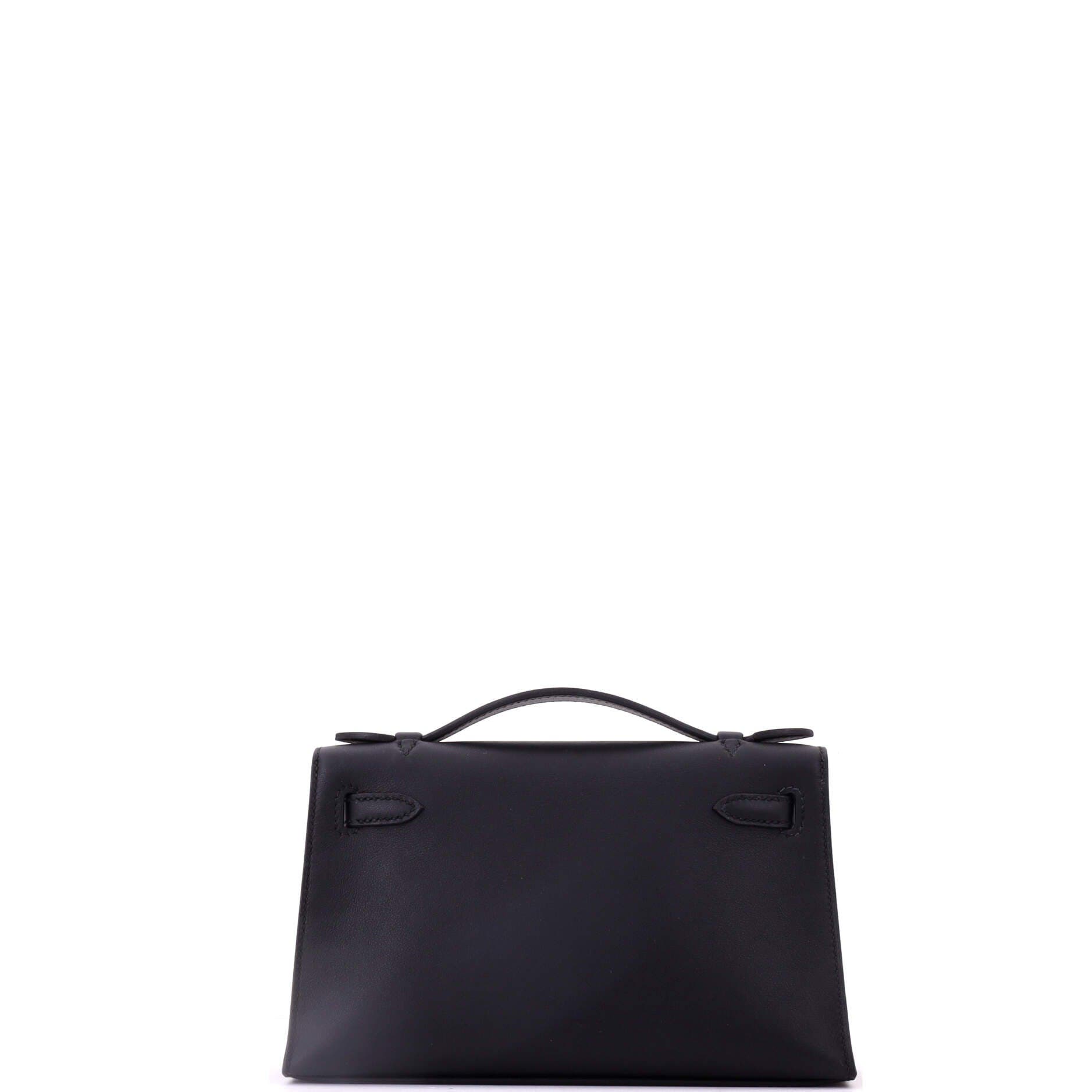 Kelly Pochette Swift, Alternate, color, Noir
