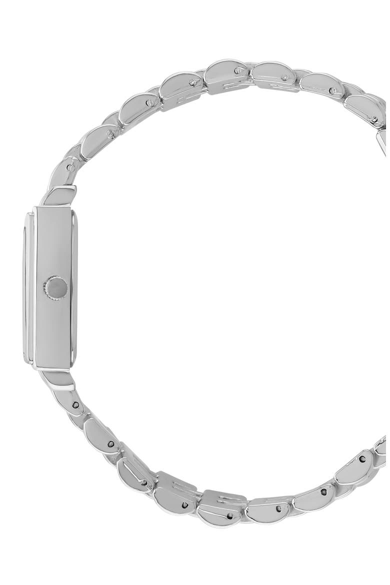 Tank Quartz Bracelet Watch, 21mm, Alternate, color, SILVER