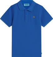 Scotch & Soda Kids' Regular Fit Pique Polo