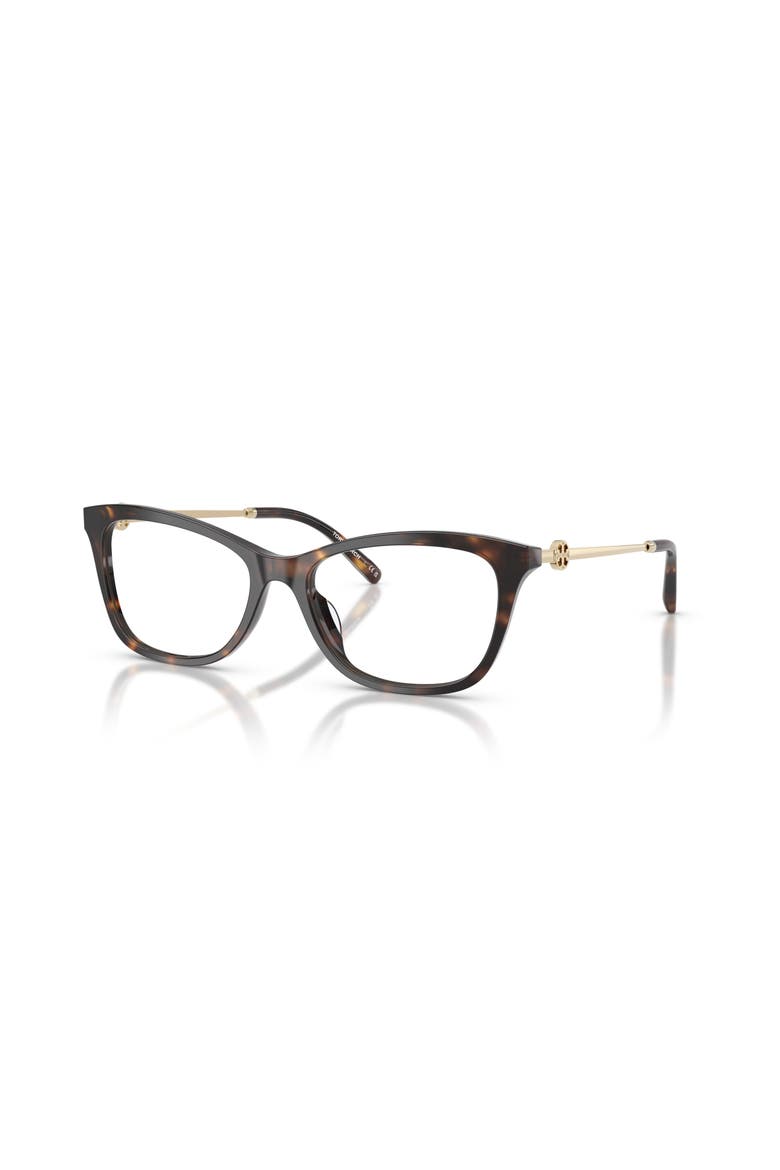 55mm Square optical glasses, Main, color, Tortoise