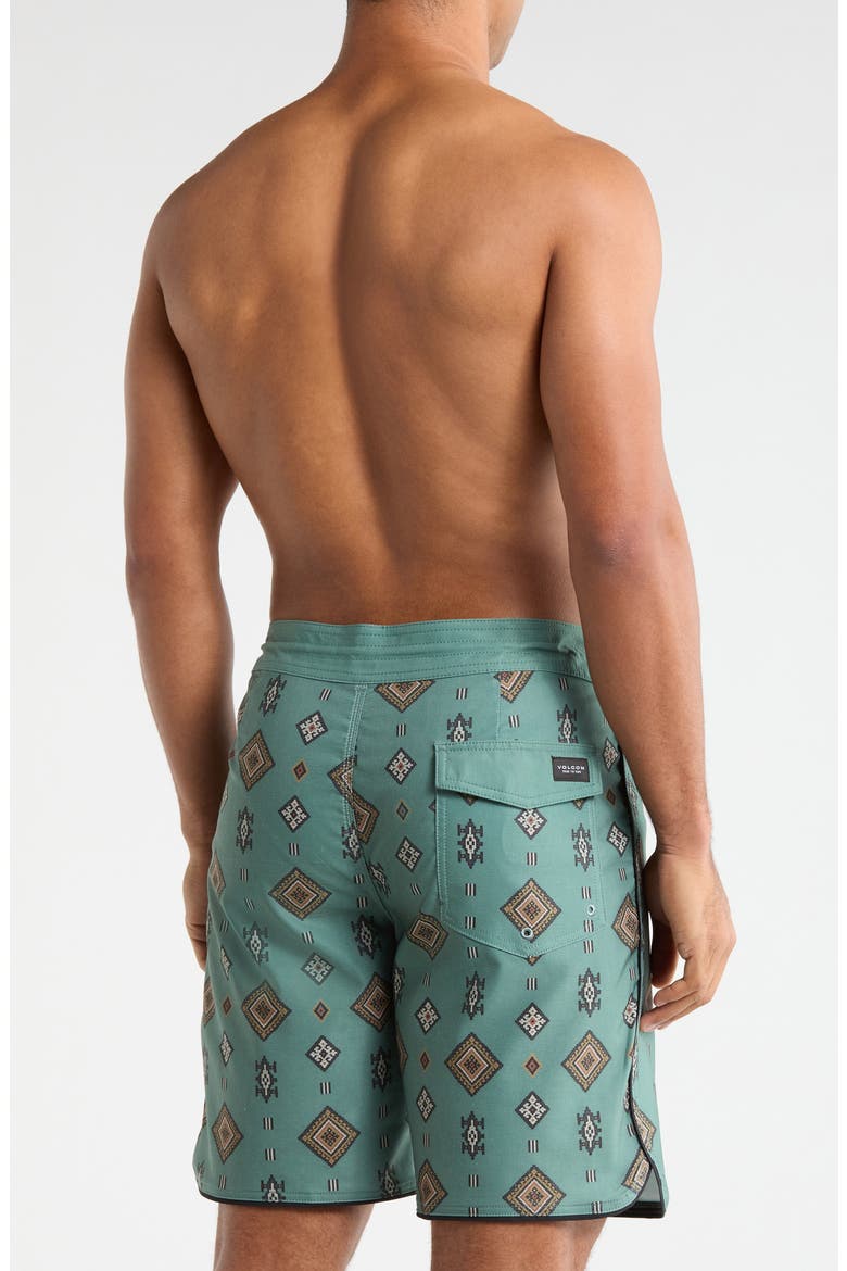 Desert Dobby Stoney Board Shorts, Alternate, color, LIGHT OLIVE