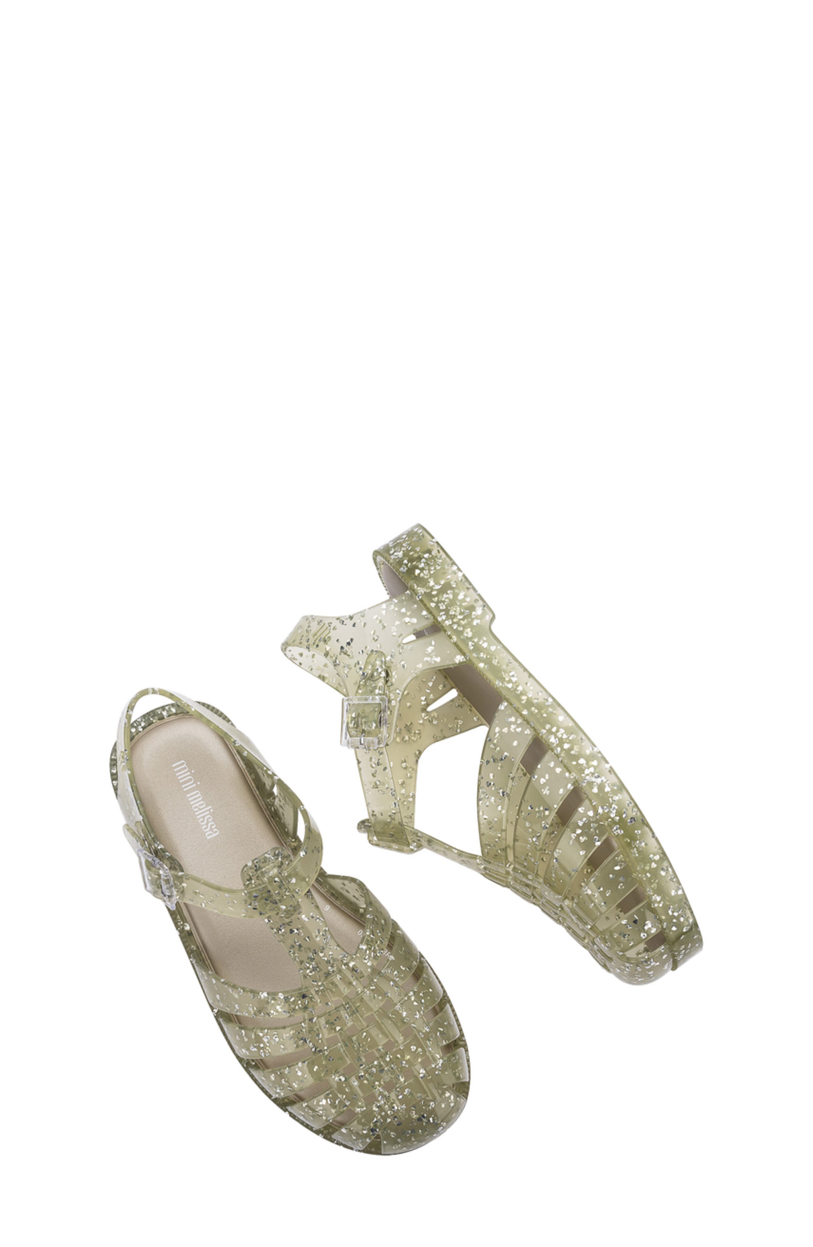 Kids' Possession Glitter Fisherman Sandal, Alternate, color, GLITTER YELLOW