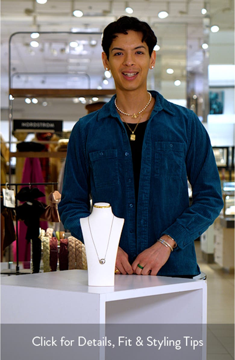 Skipping Stone Pendant Necklace, sales video thumbnail