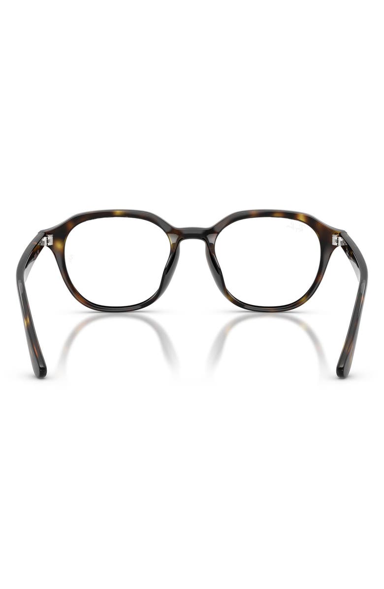 Ray-Ban 52mm Square Optical Glasses, Alternate, color, Havana