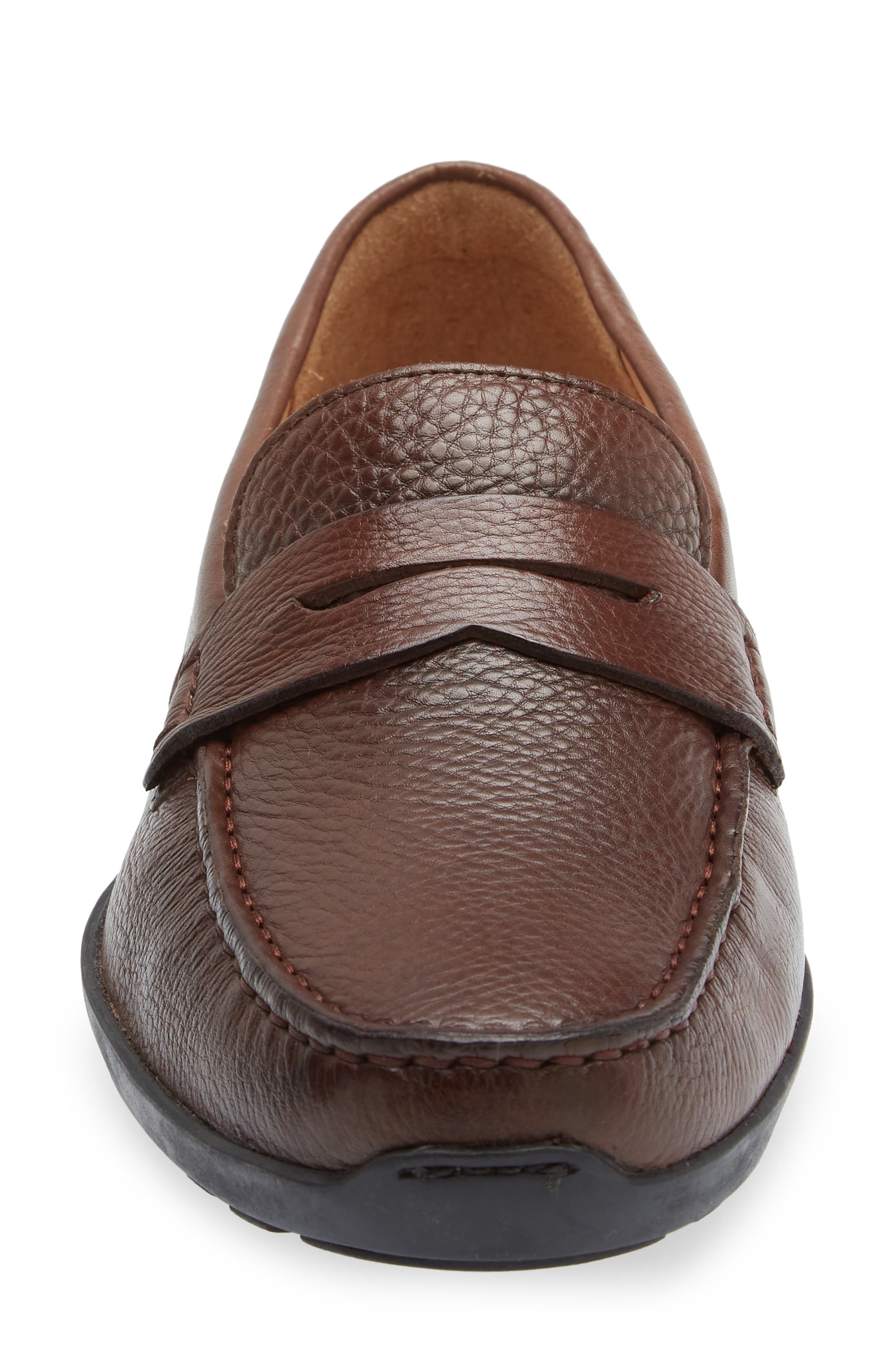 Free Spirit Driver Loafer, Alternate, color, BROWN LEATHER
