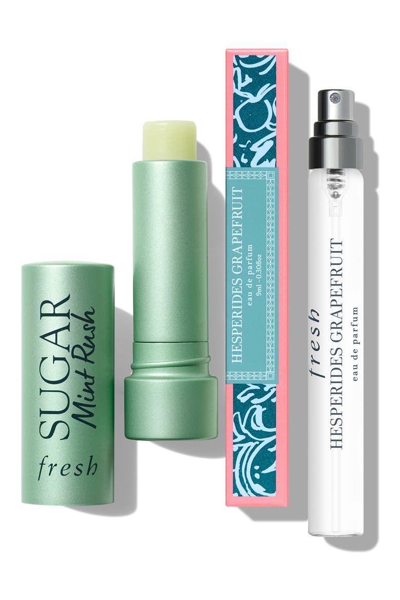 Hesperides Grapefruit Fragrance & Lip Treatment Set (Nordstrom Exclusive) $55 Value, Main, color, MINT