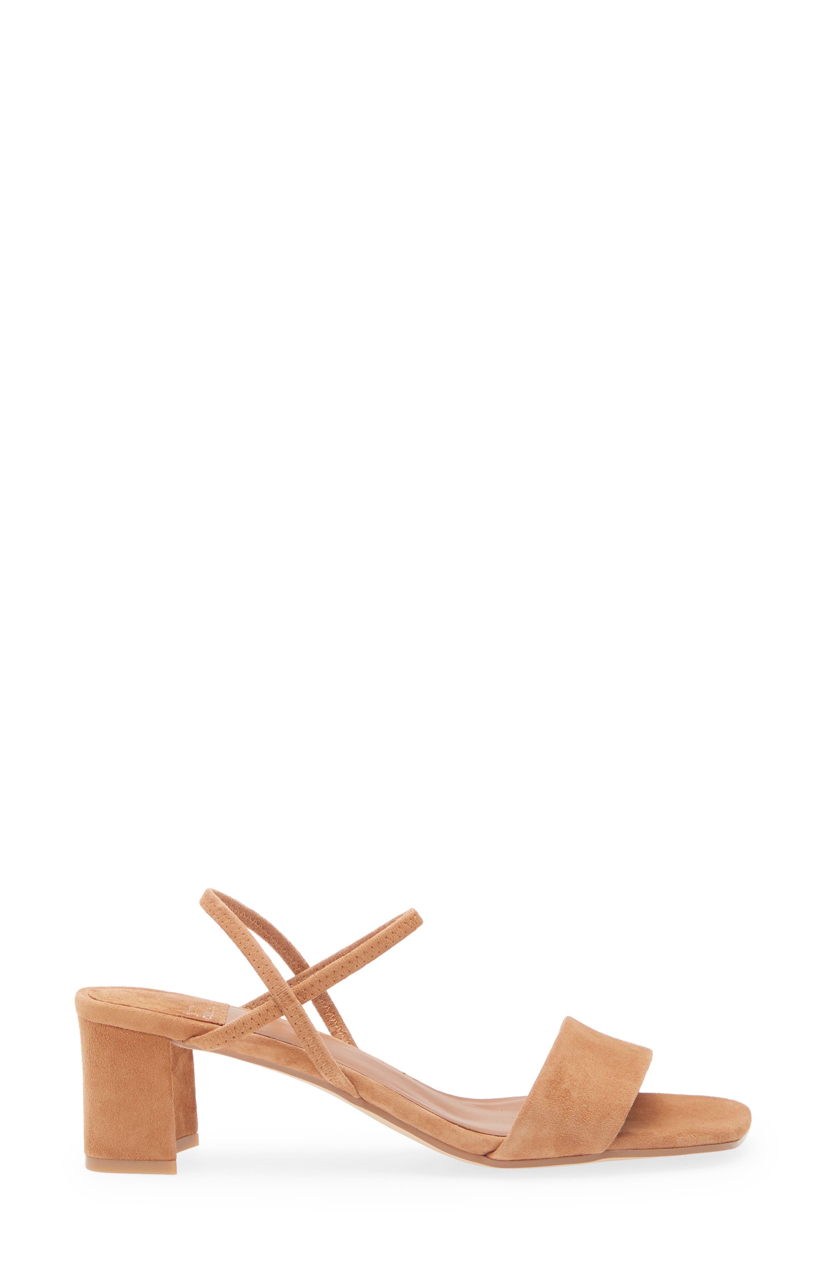 Jeffrey Campbell Adapt Ankle Strap Sandal, Alternate, color, Tan Suede