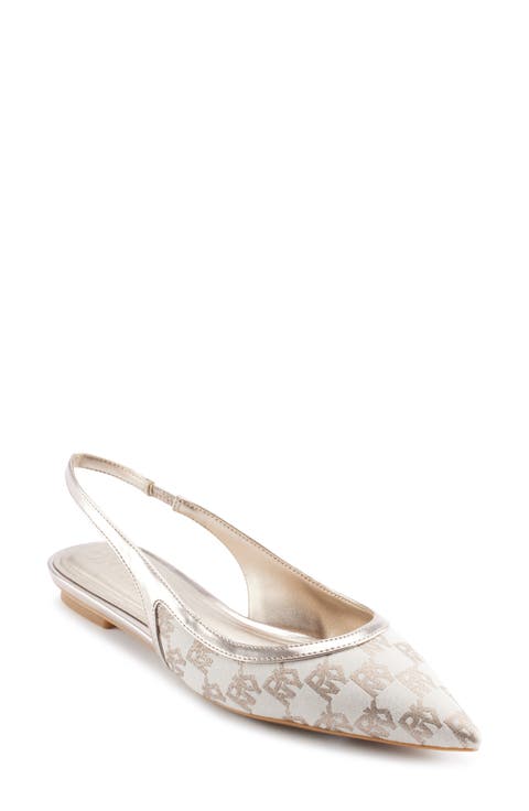 Millbury Slingback Pointed Toe Flat (Women)